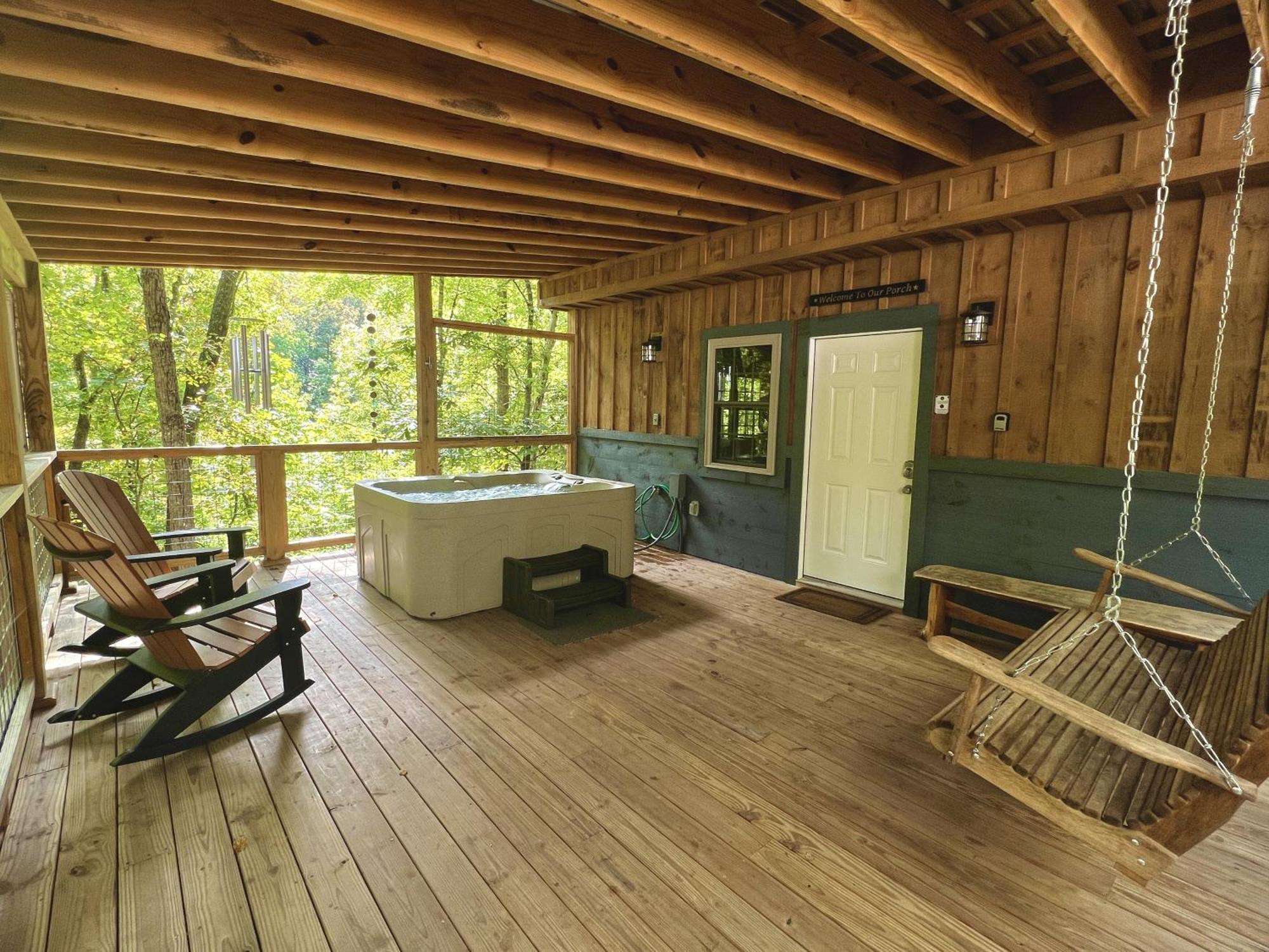Bigfoots Hideaway Cabin ガトリンバーグ エクステリア 写真